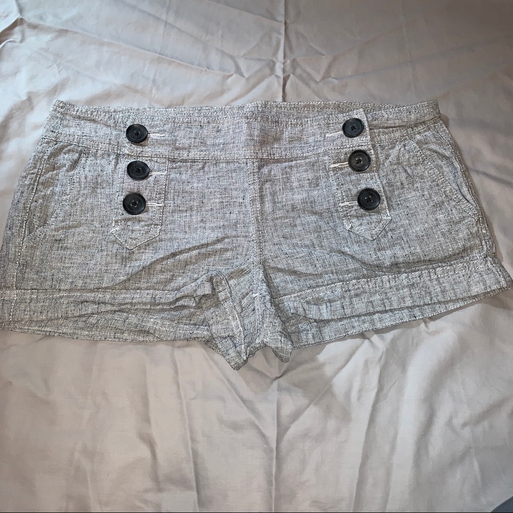 Black and White Express Dress Shorts